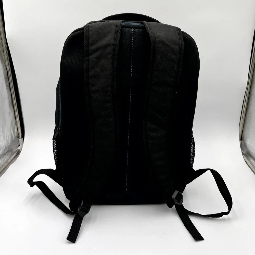 Dell Essential Unisex Backpack Core Black Gray Padded Shoulder Straps Laptop Bag